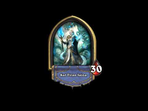 Kul Tiran Jaina All Hero Quotes - Hearthstone