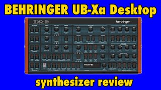 Video thumbnail for Behringer UB-Xa Desktop REVIEW by Wine&Synths