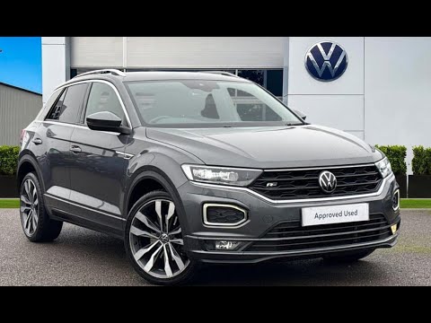 Approved Used Volkswagen T-Roc R-Line 2.0TDI 150PS DSG in Indium Grey | KS71GDU | Wrexham Volkswagen