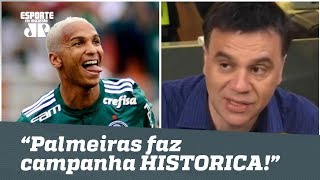 ‘É difícil imaginar que o Palmeiras vá tropeçar no Brasileiro’, analisa Mauro Beting