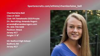 Chamberlaine Bell 2020 Lacrosse Highlights Spring 2018