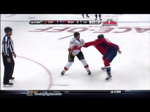 Lance Bouma vs Tom Wilson Oct 3, 2013