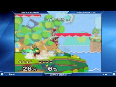 Smashacre Blaze - Hax vs Reno - SSBM