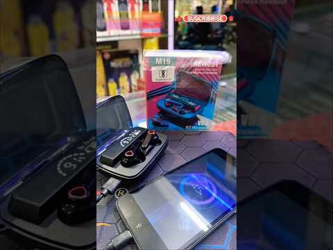 M19 TWS earbuds with Powerbank #unboxing #shorts #gadgets
