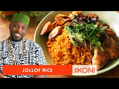 How To Make West African Jollof Rice and Chicken by Chef Tolu Eros