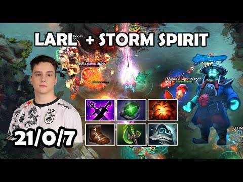 Larl Storm Spirit Static Slide | Learn from it`s New Master for Easy Game