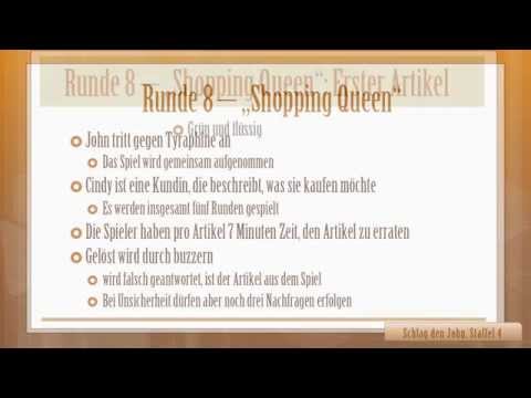 Schlag den John Staffel 4 - Runde 8: Shopping Queen [German/Deutsch Gameshow]
