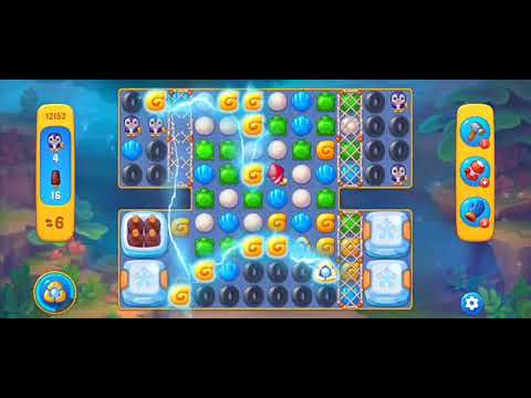 Fishdom Easy Level 12152 (with ingame lightning booster) @choraelmin