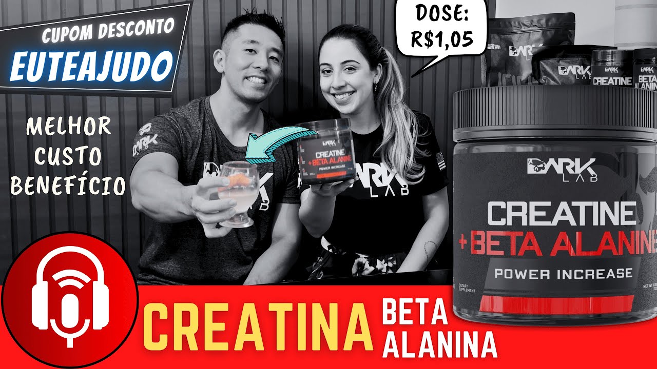 Miniatura da avaliação em vídeo de Creatina Pura + Beta Alanina 300g Dark Lab Preto