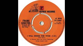 UK New Entry 1971 (40) Frank Sinatra - I Will Drink The Wine