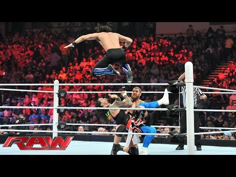 The Usos vs. Curtis Axel & Adam Rose: Raw, February 1, 2016
