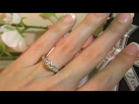 SD037 Channel Set Side Stone Diamond Engagement Ring