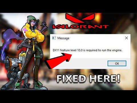 เล่นValorant แล้วขึ้น Dx11Feature Level 10.0 Is Required To Run The Engine  ต้องทำไงคะ - Pantip