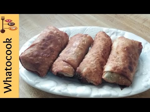 How To MakeTuna Egg Rolls