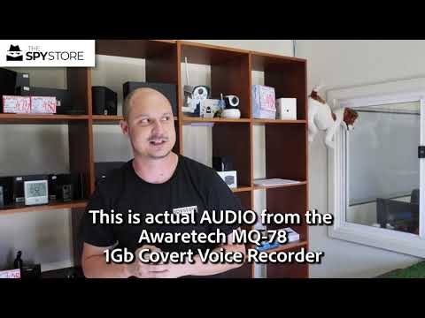 How does it sound - Spy Pen Voice Recorder - Awaretech MQ78 - Test Footage