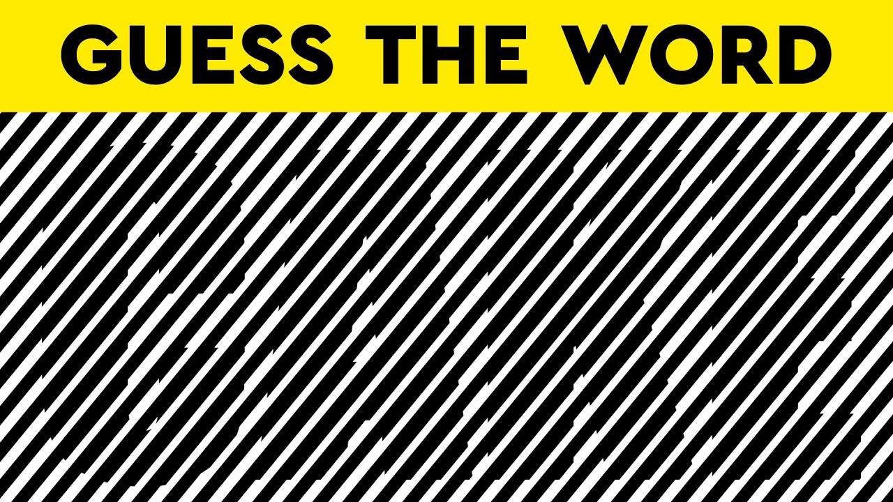 Guess the Hidden Word or Number 🔍✅ ILLUSION QUIZ