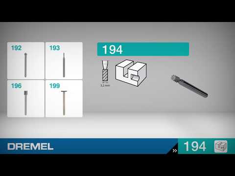 Höghastighetsfräs Dremel 3,2 mm 194