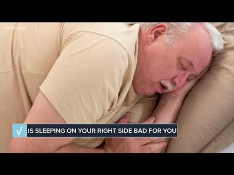 Sleeping on your left side is better for you
