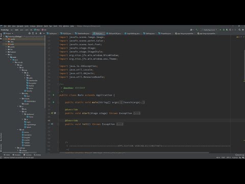 JavaFX Application with MySQL and SQLite support