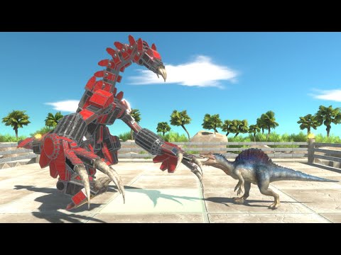 Robot Therizinosaurus vs ALL UNITS ARBS Animal Revolt Battle Simulator