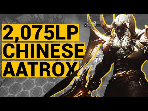 2,075LP Best Top WORLD | Xiao Chao Meng Aatrox vs. Riven