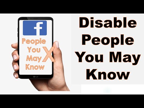 How to Disable "People You May Know" on Facebook...