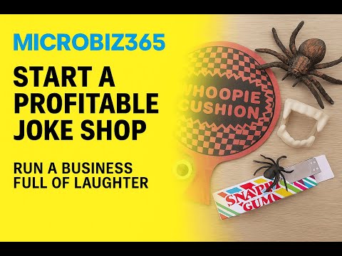 Start a Joke Shop UK Business: Start This for Under £300 - low-cost business idea