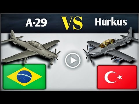 Brazilian Super Tucano VS Turkish Hurkus-C Light Attack Aircraft