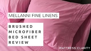 Mellanni Brushed Microfiber Bed Sheet Review - Affordable and Luxurious?
