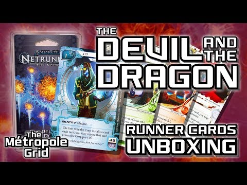 Netrunner Unboxing: The Devil and the Dragon - Runner Cards