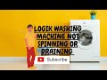 Logik Washing Machine not Spinning or not Draining