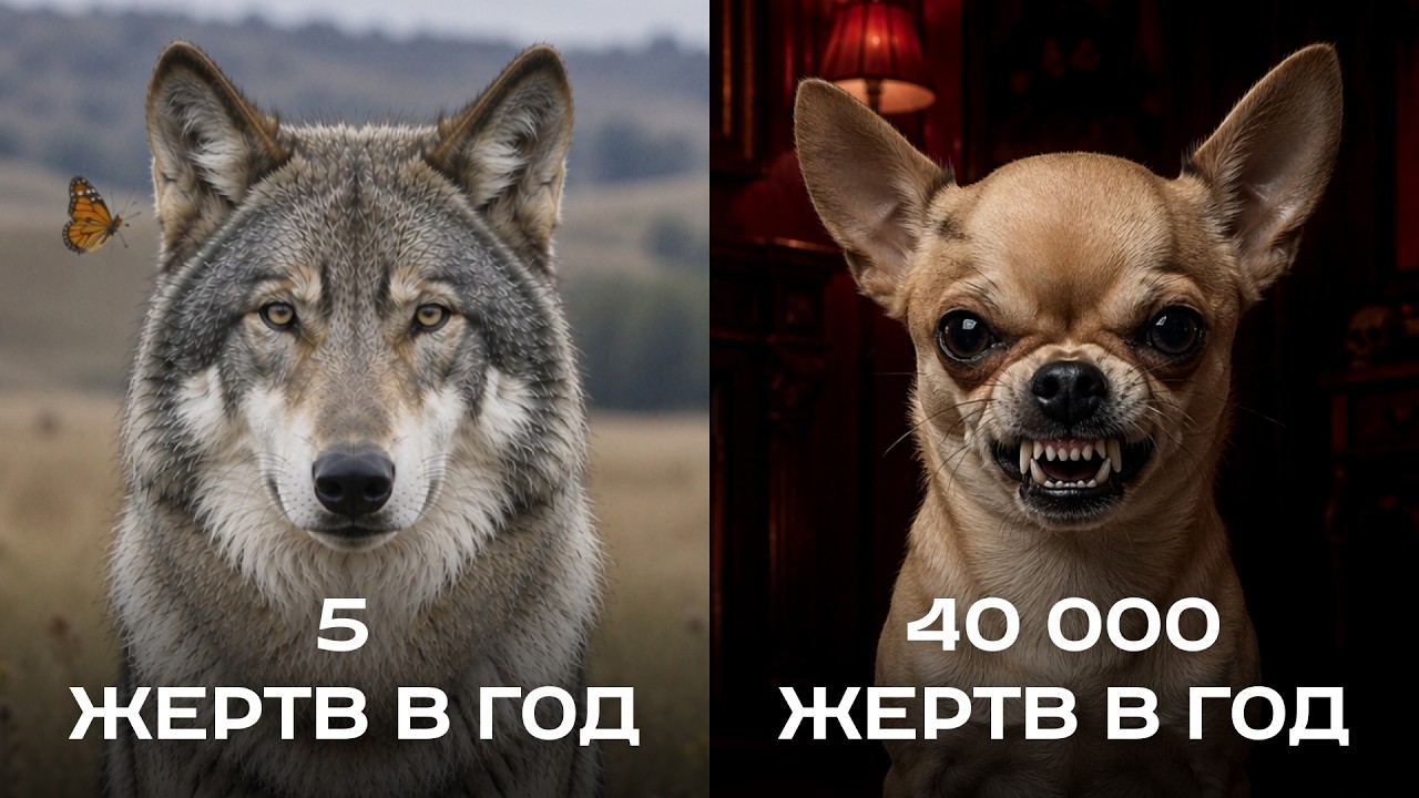 Мы боимся не самых опасных животных