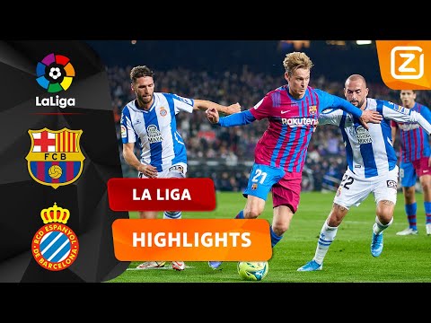 DE DERBI BARCELONI! 🏙️⚔️ | Barcelona vs Espanyol | La Liga 2021/22 | Samenvatting