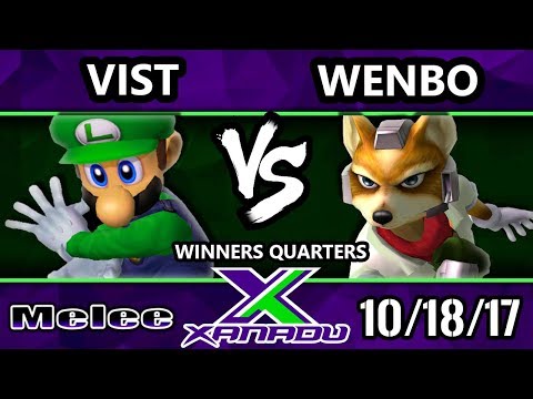 S@X 224 Melee - Vist (Luigi) Vs. Wenbo (Fox) - Smash Melee Winners Quarters - SSBM