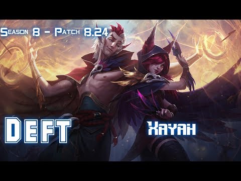 Deft XAYAH vs KAI'SA ADC - Patch 8.24 KR Ranked