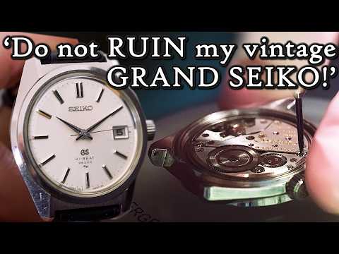 Why did I say YES to REPAIR his WEDDING GIFT | watch repair and restoration