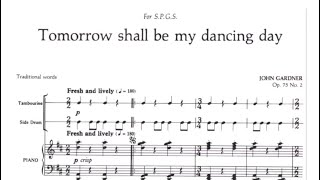 John Gardner | Tomorrow shall be my dancing day (with score)