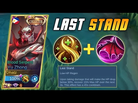 YU ZHONG USERS, TRY THIS UNKILLABLE TALENT FOR UNLI LIFESTEAL! | YU ZHONG BEST BUILD 2022 - MLBB
