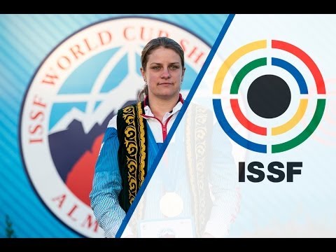 Interview (ENG) with Zuzana STEFECEKOVA (SVK) - ISSF Shotgun World Cup 2014, Almaty (KAZ)