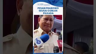 Pesan Prabowo seusai Pakai Hak Pilih Pilkada di Bogor: Menang Jadi Pemimpin, Kalah Harus Kerja Sama