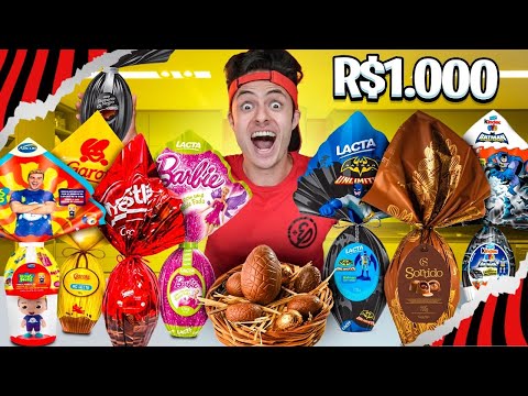 ABRI OS OVOS DE PÁSCOA MAIS CAROS DO MERCADO! (R$1000,00)