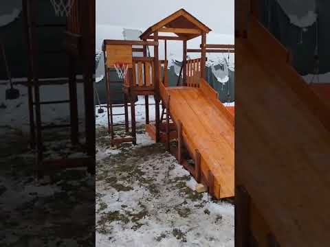 Монтаж Детской площадки на участке.