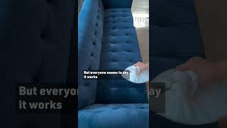 Person Shows Amazing DIY Trick to Remove Stains From Sofas