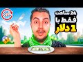 💥چالش یک روز با یک دلار / one dollar challenge 💥