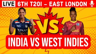 Live: India Vs West Indies, 6TH T20 | Live Scores & Commentary | IND Vs WI | 2023 Series