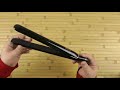 BaByliss ST250E plaukų formavimo šukos Tiesinimo žnyplės Šiltas Juoda 2 m