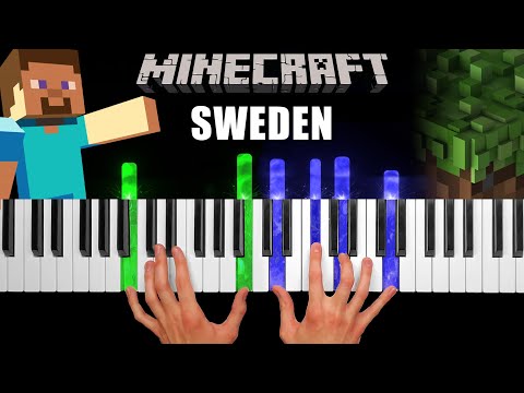 Minecraft - Sweden - Piano Cover & Tutorial
