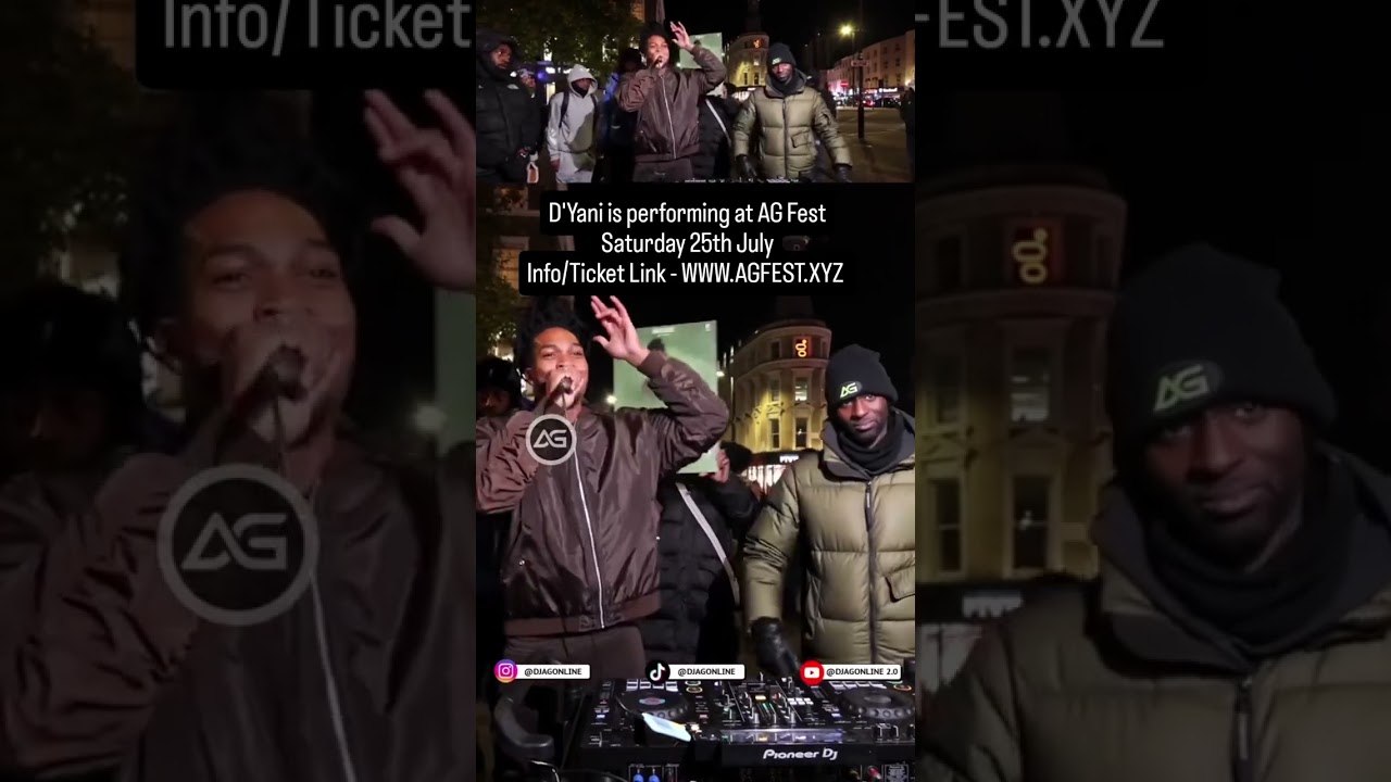 D'Yani is performing at AG Fest 2026 - London