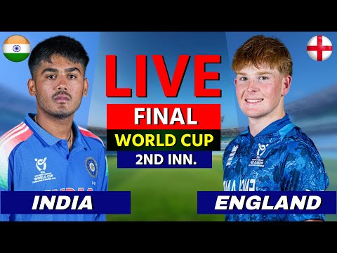 🔴 INDIA vs ENG , FINAL | U19 World Cup 2026, Live Cricket Match Today, Hindi Commentary, 2ND INN