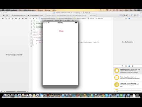 Animated splash screen ios programmatically